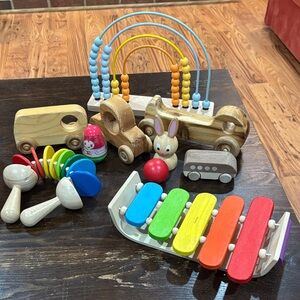 Colorful Wooden Kids Toy Set